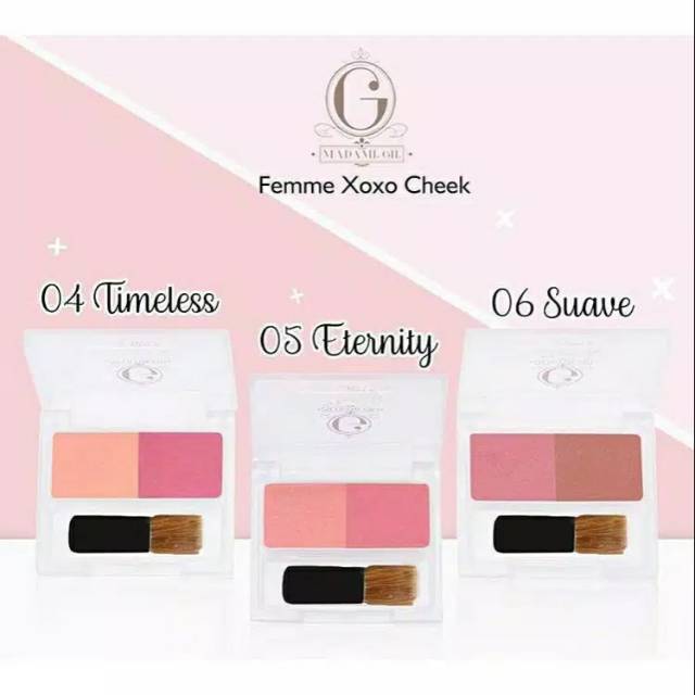 MADAME GIE FEMME CHEEK XOXO BLUSH ON | MADAME GIE BLUSH ON