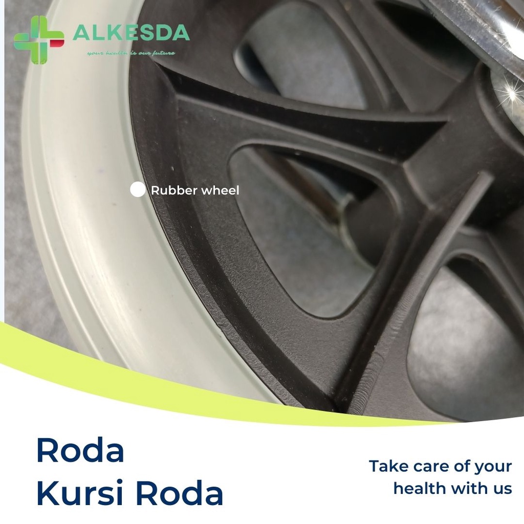 RODA BAGIAN DEPAN KURSI RODA