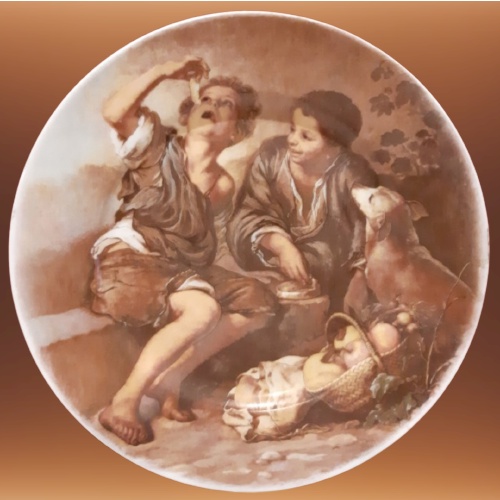 Piring Antik Hiasan Dinding Peltmann Weiden Made in Germany Type B