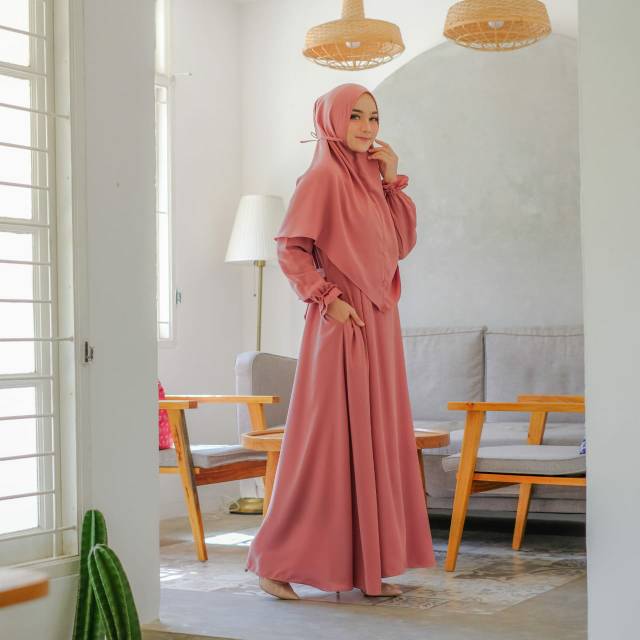 NEW SET ARA DAILY BY AKIFA MUSLIMAH - GAMIS DEWASA MURMER CANTIK SIMPLE ORI