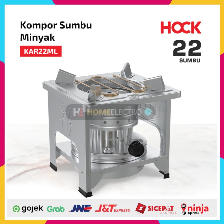 Kompor Aluminium Reguler 22 Sumbu Model Lama KAR22ML