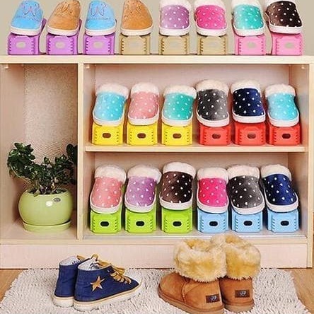 BEST SELLER!! Shoes Organizer Susun / Rak Tempat Penyimpanan Sepatu Sandal