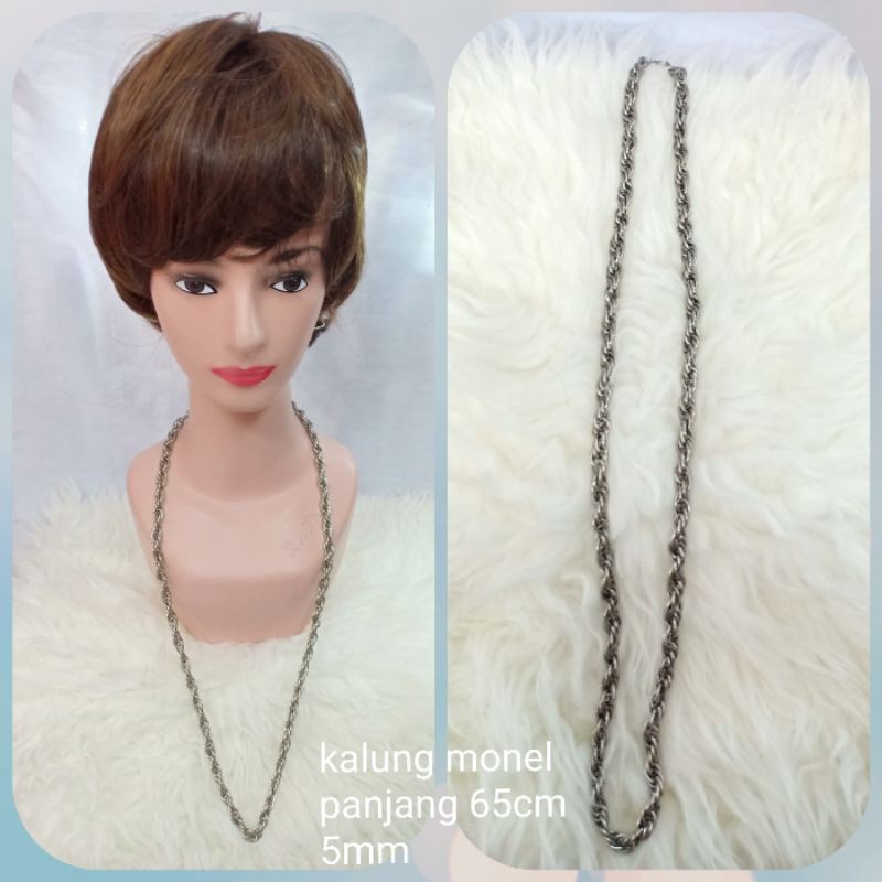 Kalung Monel Model Rantai