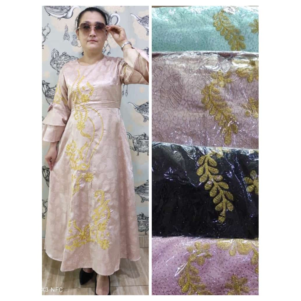 gamis jaguar tangan terompet