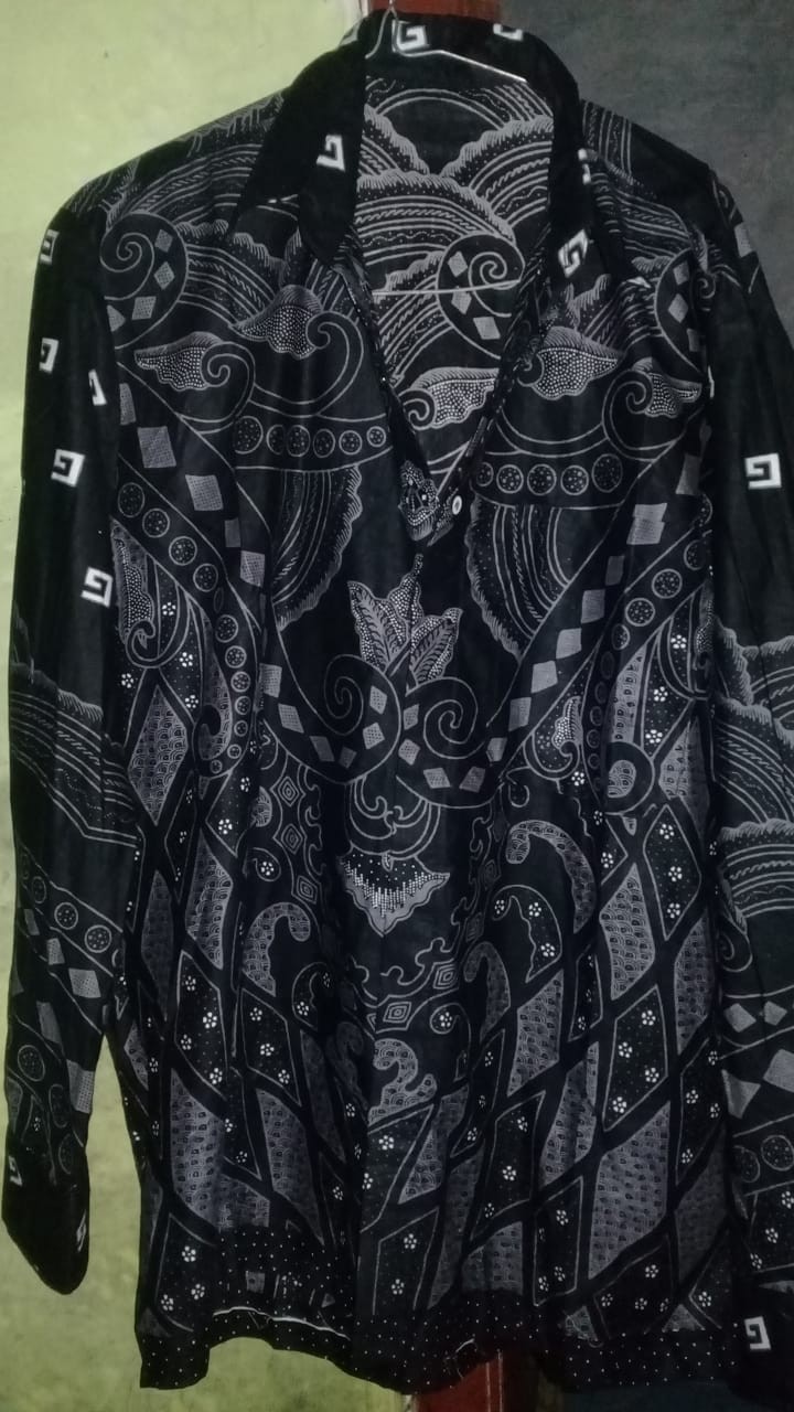 New Arrival Distro Batik Pria Bordir Sogan Hrb026 Batikaf Notoarto Batik Ipnu-ippnu Hem Pria Bw 246