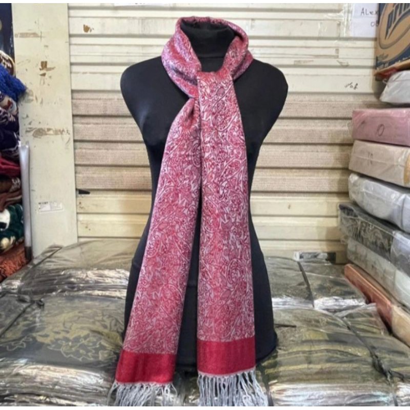 syal motif batik //syal shawl //selendang motif //pashmina motif-4