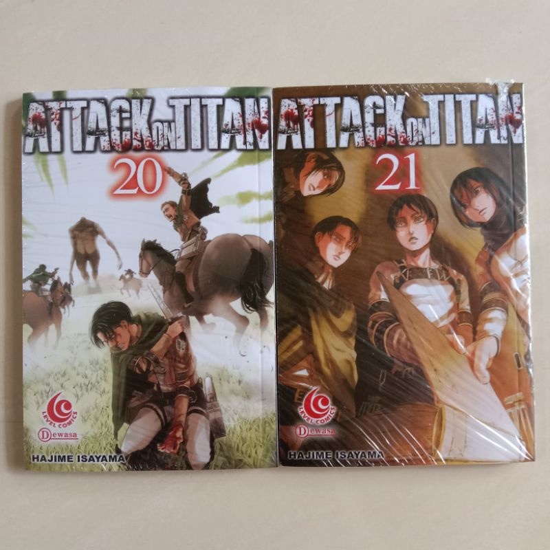 Komik Set Attack on Titan vol 1-3/20-21/23-25