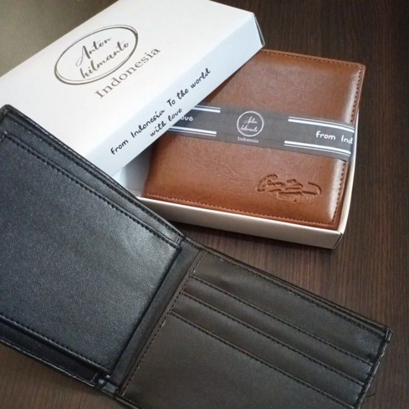 dompet lipat pria bahan kulit sintetis Pu adu manis #dompetlipat #dompetpria #dompetcowok #murah