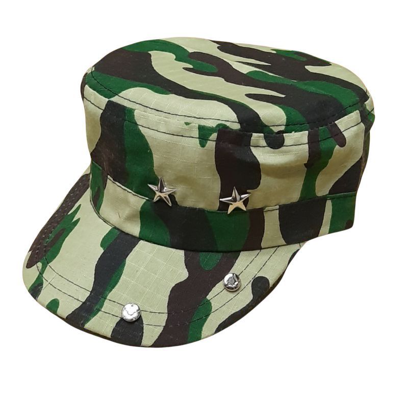 Topi Anak Komando/Levis/Doreng/Jersey/Kanvas/Usia 1-3 Tahun-3