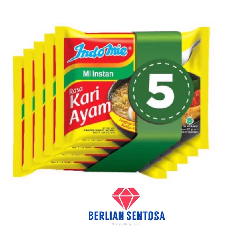 

Indomie kari ayam 5pcs