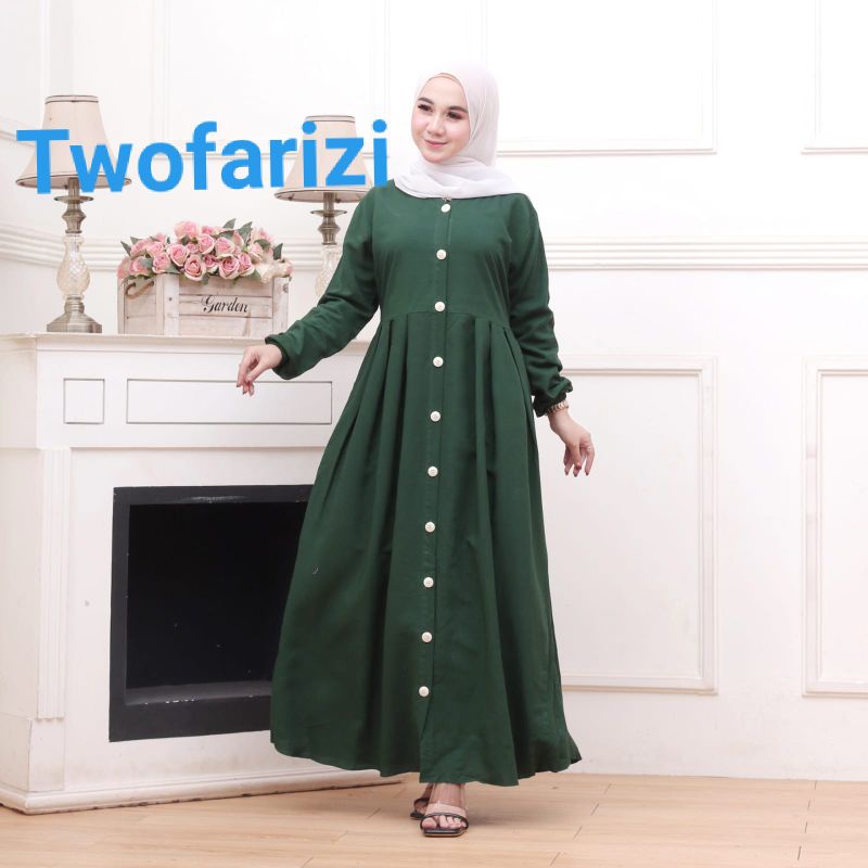 Gamis Polos/Bahan Rayon/Standar &amp; Jumbo