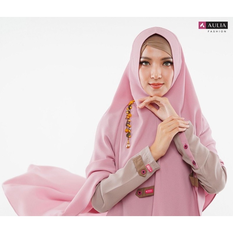 set gamis Aulia VALERIE COCOA BROWN