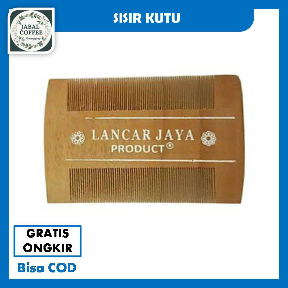 Sisir Serit Kutu Kayu / Sisir Serit Kayu / Sisir Serit Kutu Ketombe / Serit Kutu Tradisonal J44