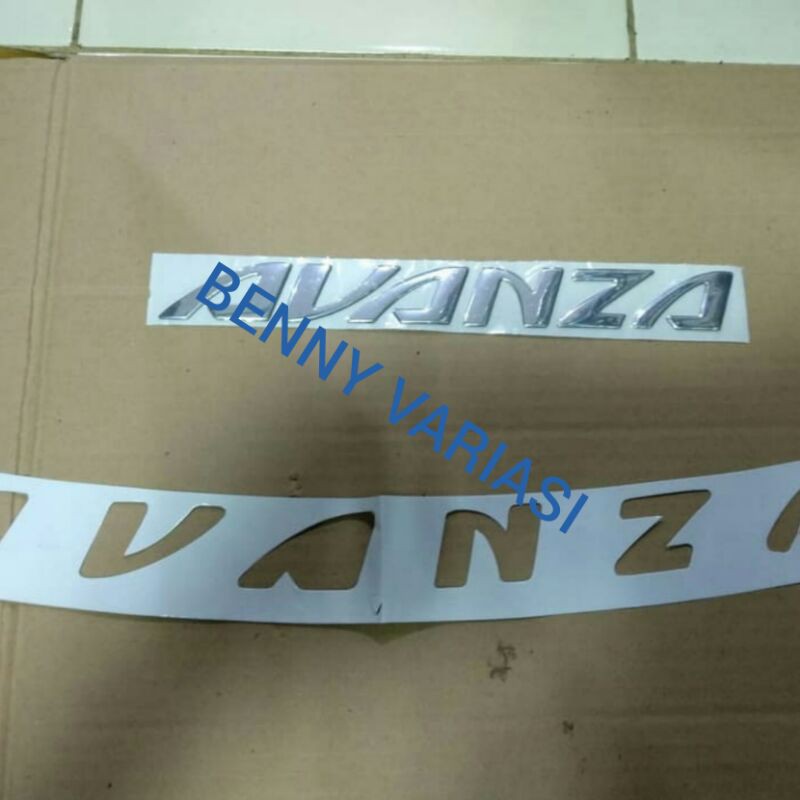 Emblem Avanza Emblem Kap Mesin Avanza Logo Avanza