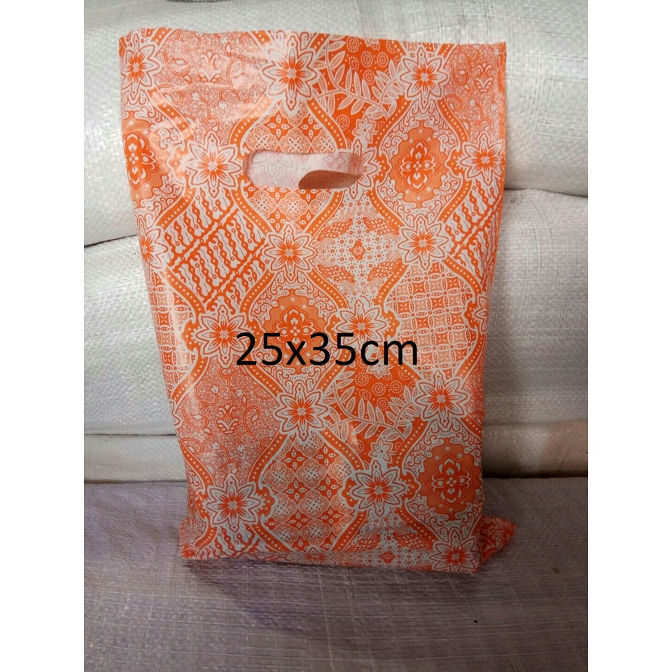 plastik oval batik uk 25x35cm (100Pcs), Plastik packing batik, Plastik Baju