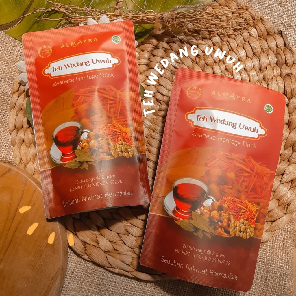 

minuman herbal menurunkan Tekanan Darah & Masalah Pencernaan, Teh Wedang Uwuh Celup Almayra, Teh Kesehatan