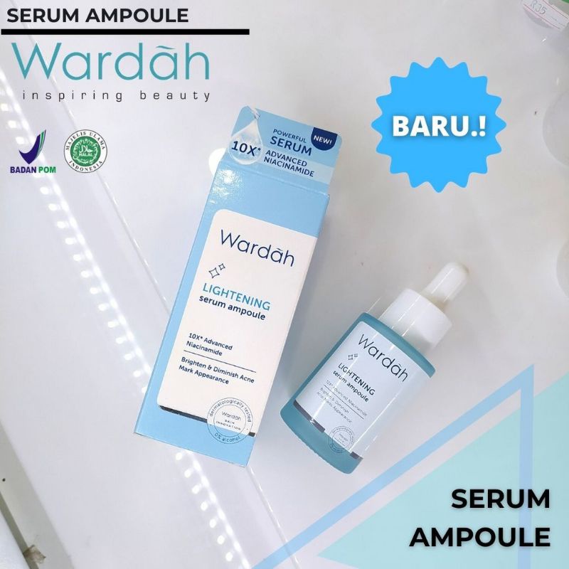Wardah Lightening Serum Ampoule Kemasan Baru 30 ml