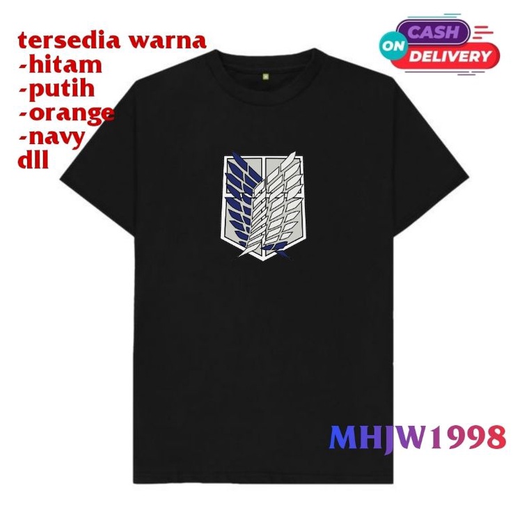 kaos anak attack on titan anime/baju anak attack on titan anime/y shirt anak attack on titan anime