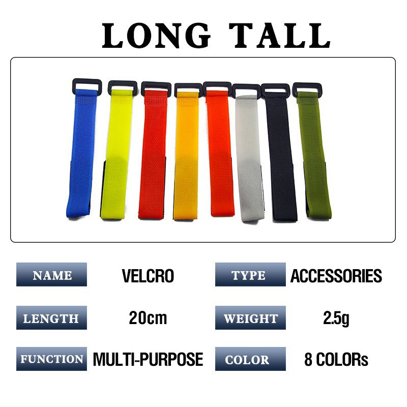 1Pcs 20cm Fishing Rods Straps 5 Colors Magic Tape Strap Spinning Rod Tie Belt Fish Pole Holders Accessories