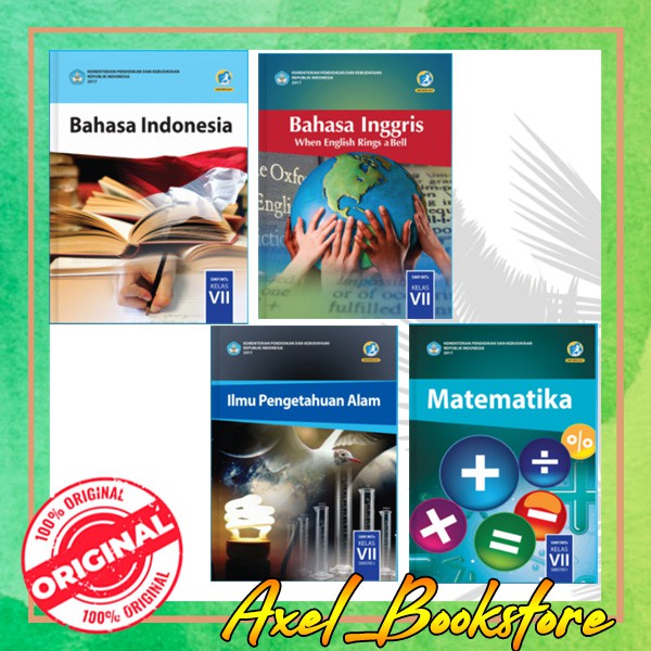 Paket Buku K13 Het Smp Kelas 7 Smt 1 Isi 4 Buku Mapel Nas Shopee Indonesia