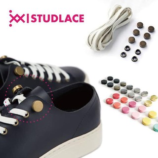 PROMOO STUDLACE Tali Sepatu Abu abu  Gelap Abu  abu  