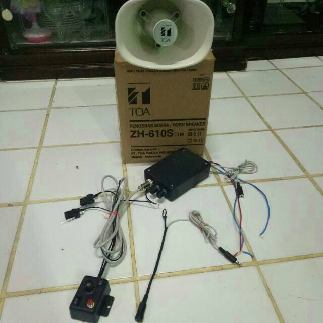 Modul sirine 9suara dobel tone mick bisa aux mp3 dan aux telolet di hp +toa