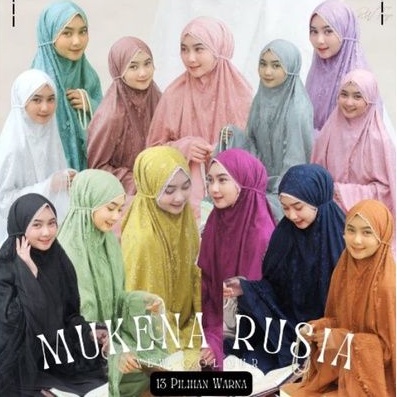 [FREE GIFT] - Mukena Rusia Dalanova Anak / Mukena Tulle / Mukena Rusia Anak