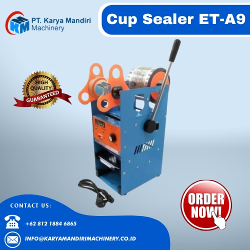 Mesin Cup Sealer Semi Otomatis ET-A9 Semi Automatic Cup Sealer Machine