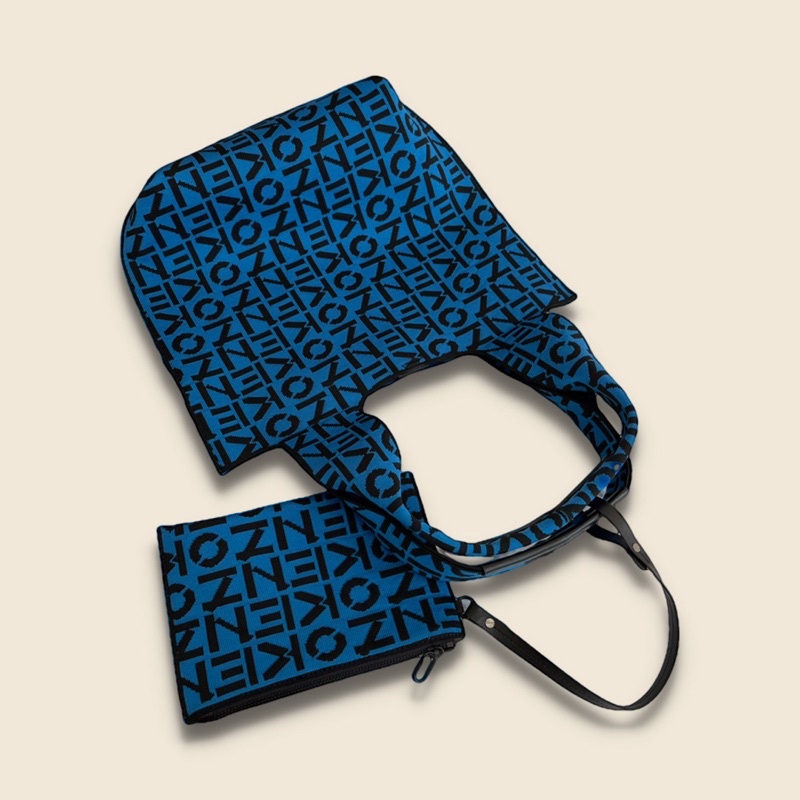 (Original) K-z Skuba Small Monogram Totebag (Blue) Bisa Instant