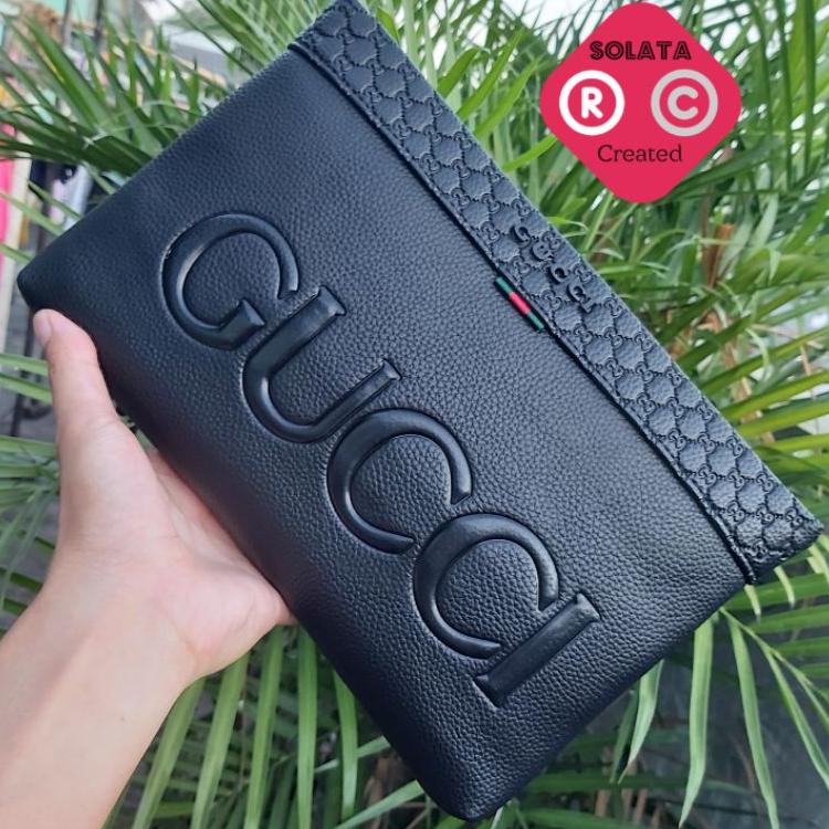 Tas tangan pria wanita handbag kulit pria gucci handbag gucci (ART. 1323)