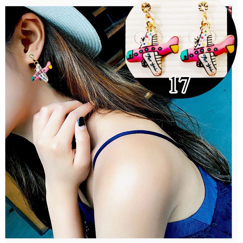 Anting Fashion Wanita Kekinian Korea Style Aneka Model Ready Stock  274