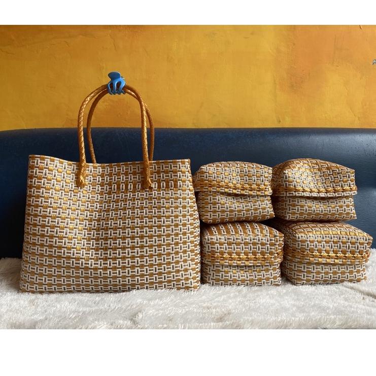 

(LANGSUNG ATC..) tas anyaman jali set keben isi 4