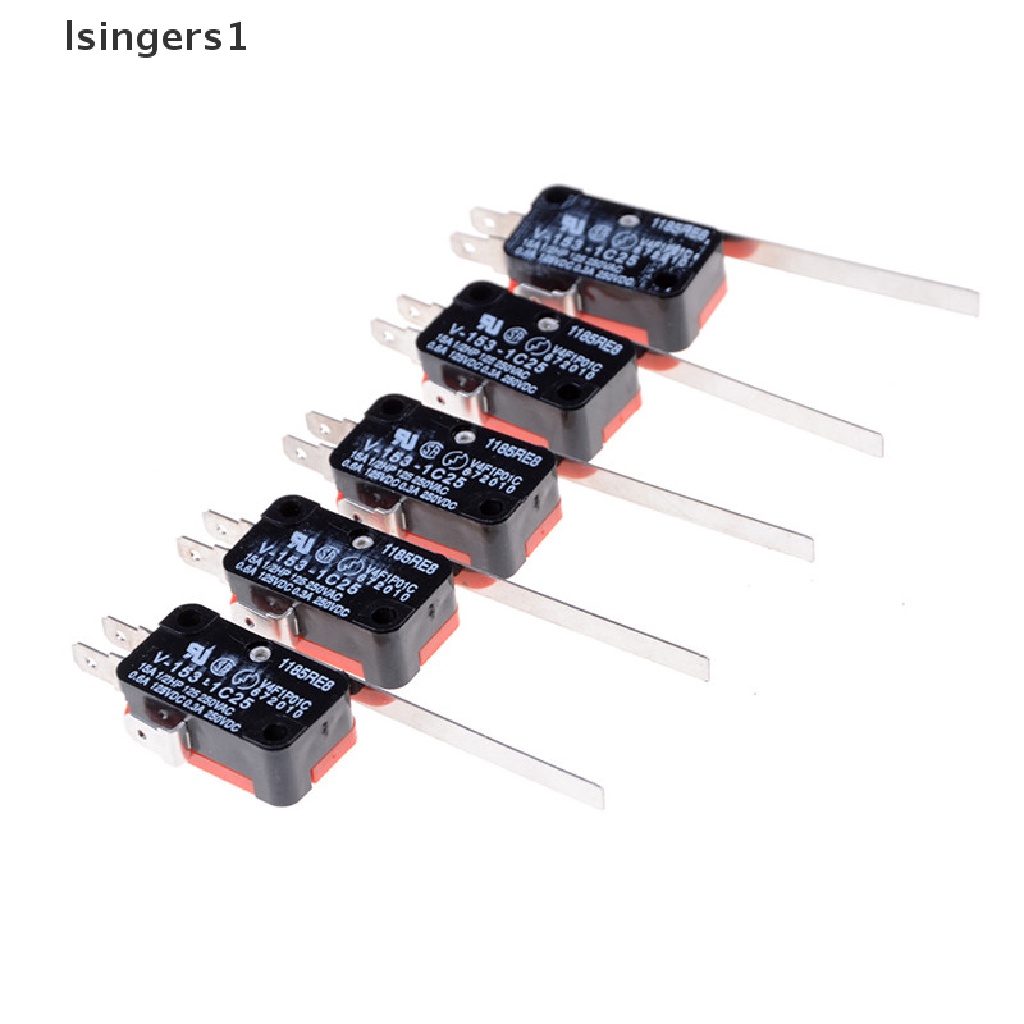 (lsingers1) 5pcs V-153-1C25 Switch Mikro Limit Switch Snap 15A