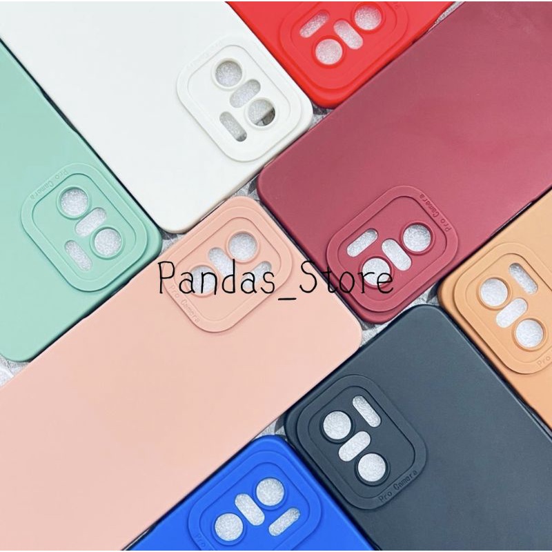 Softcase Pro Camera Redmi Note 10, Note 10s Candy Case Full Color 3D Silikon TPU