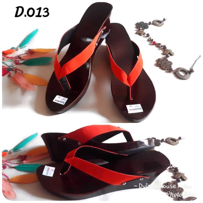 Sandal Kelom Geulis Capit D013 Etnik Khas Tasikmalaya Asli Produk Indonesia