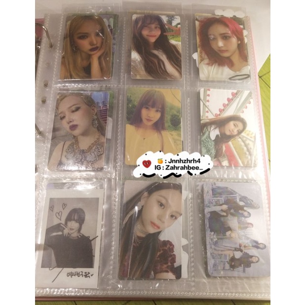 GFRIEND PHOTOCARD OFFICIAL SOTS YERIN EUNHA UMJI SINB / LOL SOWON / YUJU POLAROID ALBUM TRUE BEAUTY