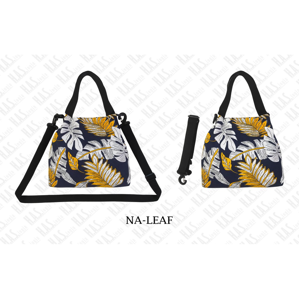 SLINGBAG / SLING BAG KANVAS MOTIF KEKINIAN SLINGBAG TAS SELEMPANG MOTIF NA-LEAF