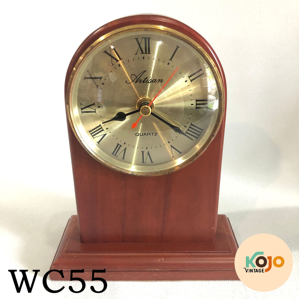 Jam Meja / Beker / Weker Kayu Antik Kuno Jadul Retro Classic Vintage Merk Artisan