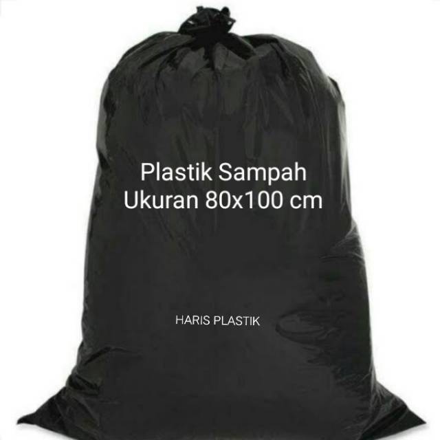 Plastik sampah / trash bag 80x100