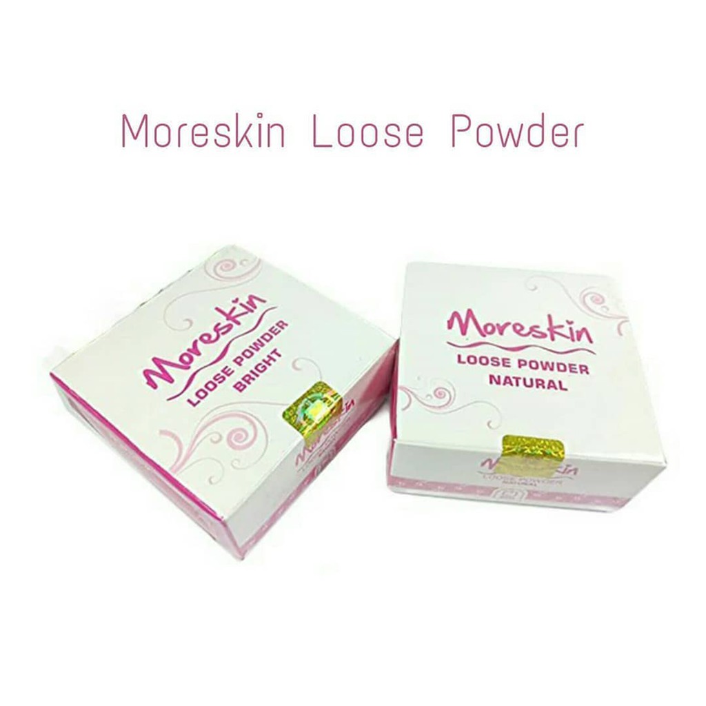 Moreskin powder (bedak tabur) / bedak glowing korea bedak pemutih kulit bedak remaja murah  / Untuk