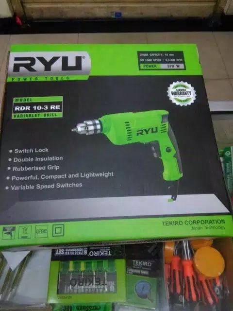 Mesin Bor Besi-kayu 2arah 10mm Rdr 10-3re Ryu By Tekiro Murmer Mantap