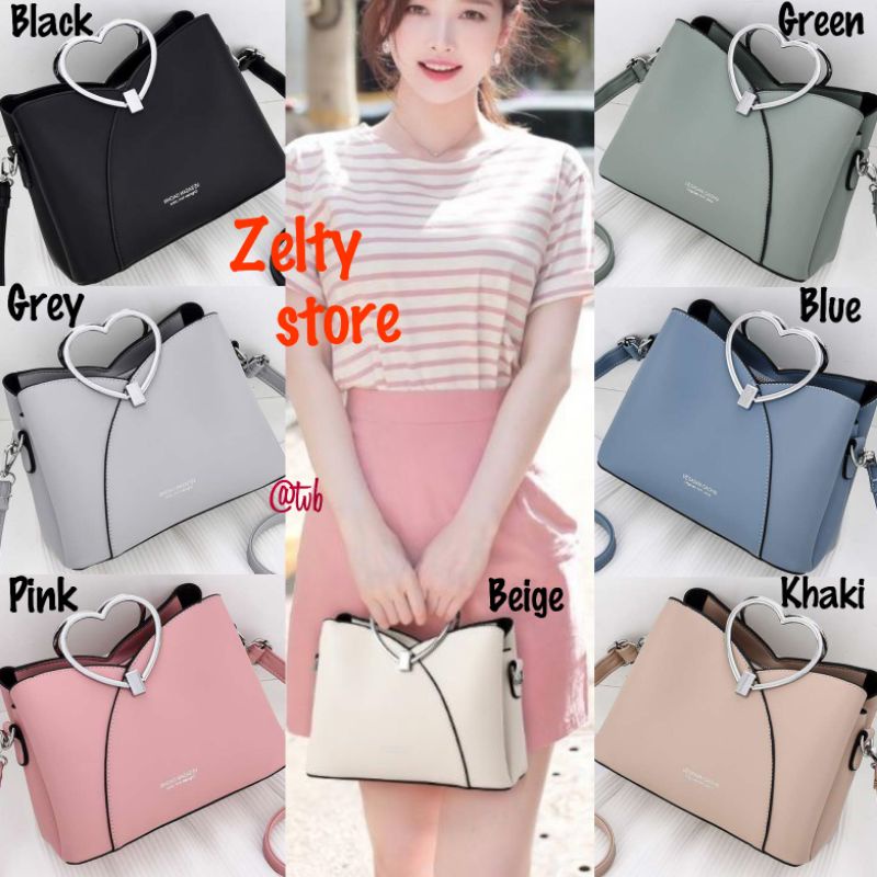 Tas Selempang pesta Wanita kerja Cantik Branded Import Batam murah Q2945LG