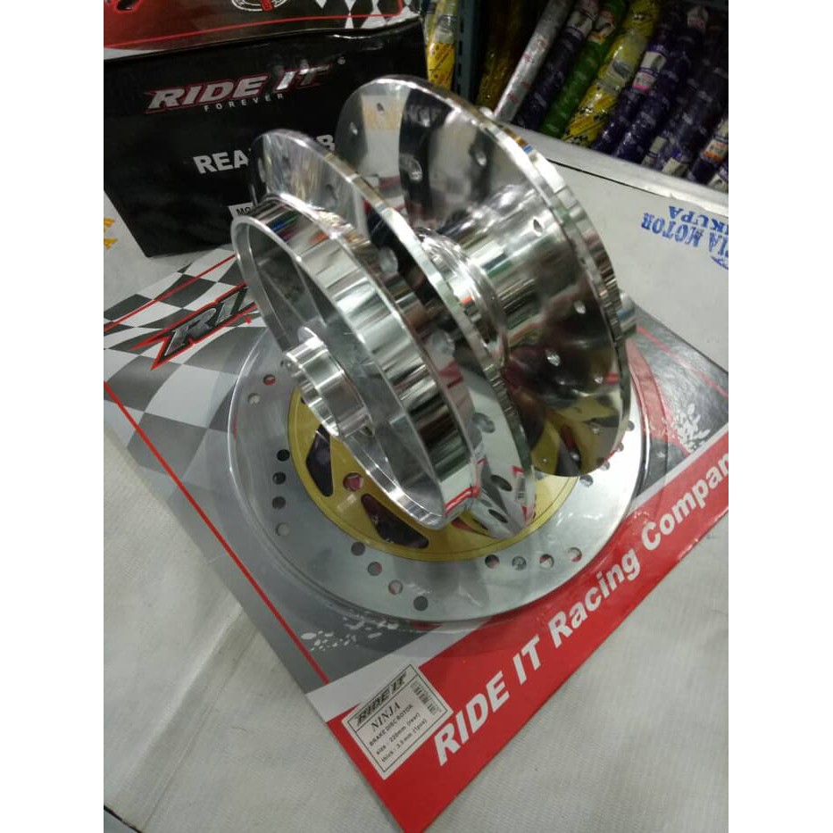 Tromol Ninja Belakang - Tromol Ninja R - Rr Crome Dan Disc Cakram - - Variasi Motor