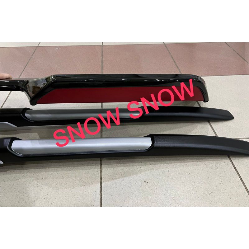 Paket Spoiler Roof Rail Raize Rocky 2021 2022 Up Premium Hitam List Merah Silver