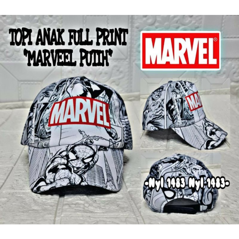 [REALPICT] TOPI ANAK PRINTING SUPERMAN TOPI BASEBALL