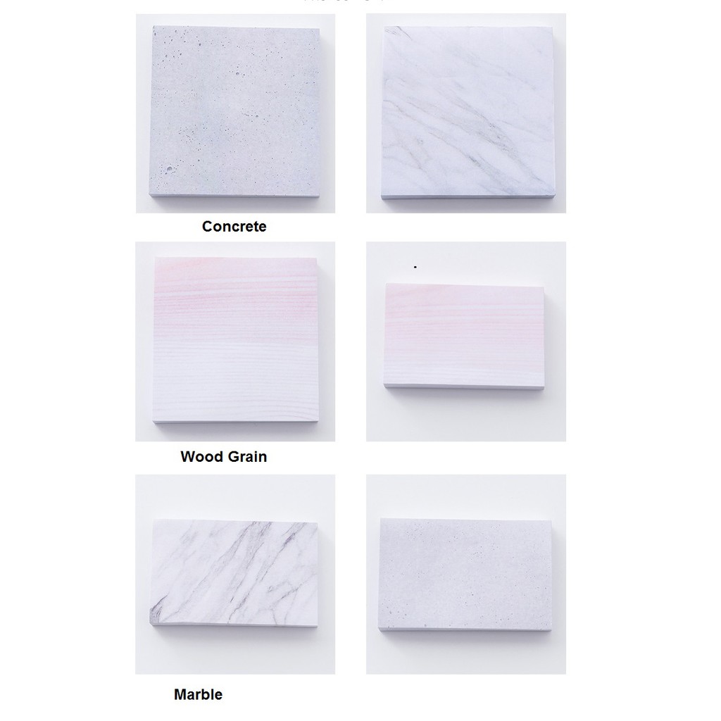 [DZ] ST129 - Sticky Note Motif Marble-3
