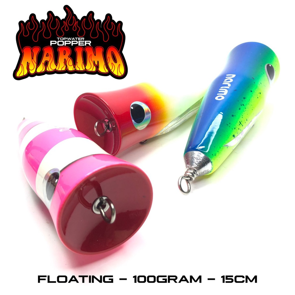 Umpan Lure Popper 100gr Narimo The Angler Series