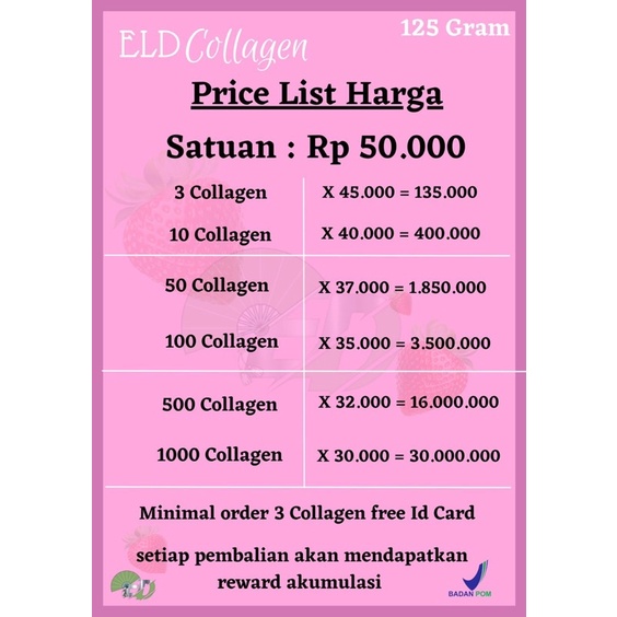 Eld Collagen Drink Coklat Almond