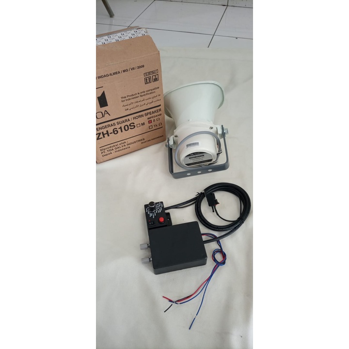 Sirine 12 suara ECHO MURAH Patwal plus TOA ZH610S ZH 610 S 610S, Sirene Polisi Gema 50 Watt, Klakson TOA Ambulance BER GARANSI SERVIS Motor Mobil Whelen Landun Ambulance