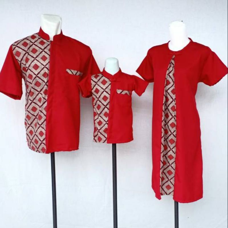 CUSTOM BATIK COUPLE FAMILY SET / SERAGAM BATIK KELUARGA / SERAGAM NATAL KELUARGA